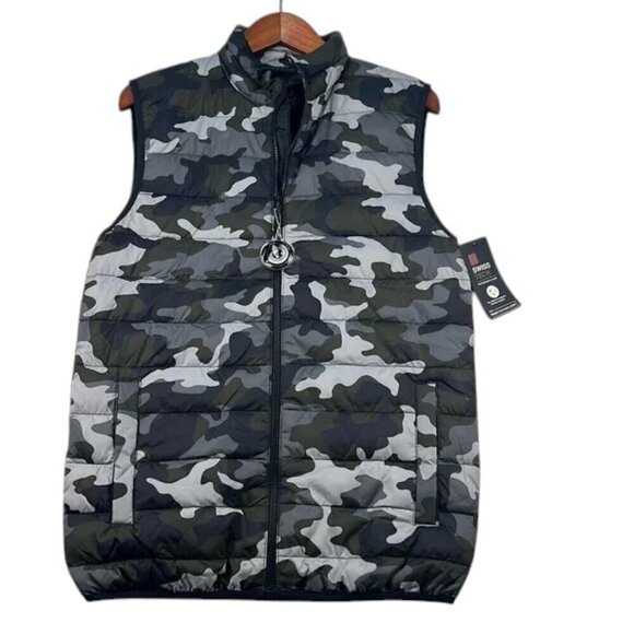 Swiss Tech Army Green Puffer Vest NWT Men’s Size S - Picture 1 of 6